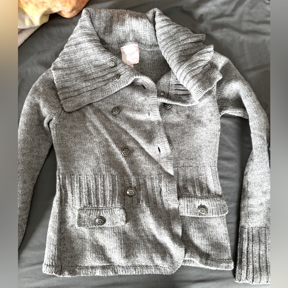 Romeo & Juliet button up sweater